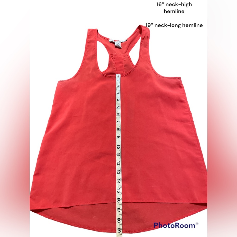𝘈𝘔𝘌𝘙𝘐𝘊𝘈𝘕 𝘙𝘈𝘎 High/Low Razorback Tank Top - Picture 3 of 6